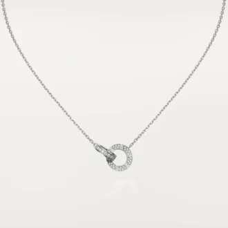 Naszyjnik Love z diamentami – białe złoto, diamenty – Cartier