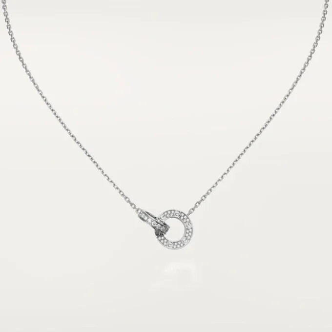 Naszyjnik Love z diamentami – białe złoto, diamenty – Cartier