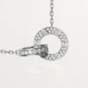 Naszyjnik Love z diamentami – białe złoto, diamenty – Cartier