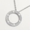 Naszyjnik Love z diamentami – białe złoto, diamenty – Cartier