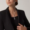 Naszyjnik Panthere De Cartier – białe złoto, czarny lakier, szmaragdy, onyks, diamenty – Cartier