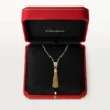 Naszyjnik Panthere De Cartier – żółte złoto, czarny lakier, granaty tsaworytowe, onyks, diamenty – Cartier