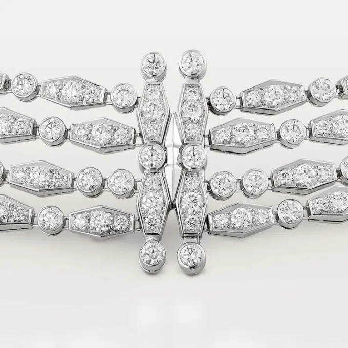 Naszyjnik Pluie De Cartier, diamenty