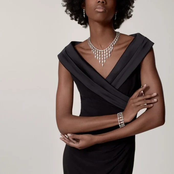 Naszyjnik Pluie De Cartier, diamenty