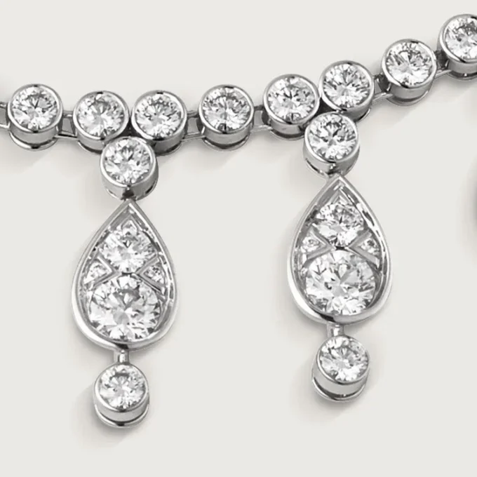 Naszyjnik Pluie De Cartier, diamenty