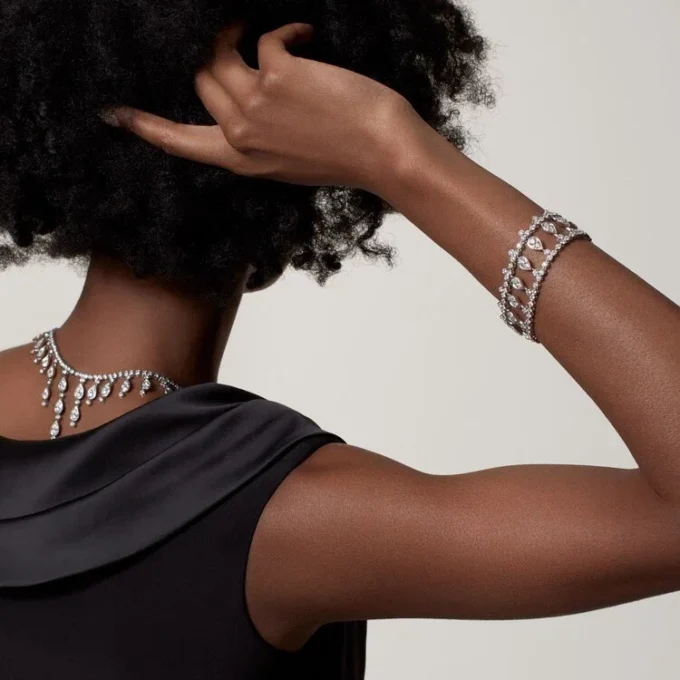 Naszyjnik Pluie De Cartier, diamenty