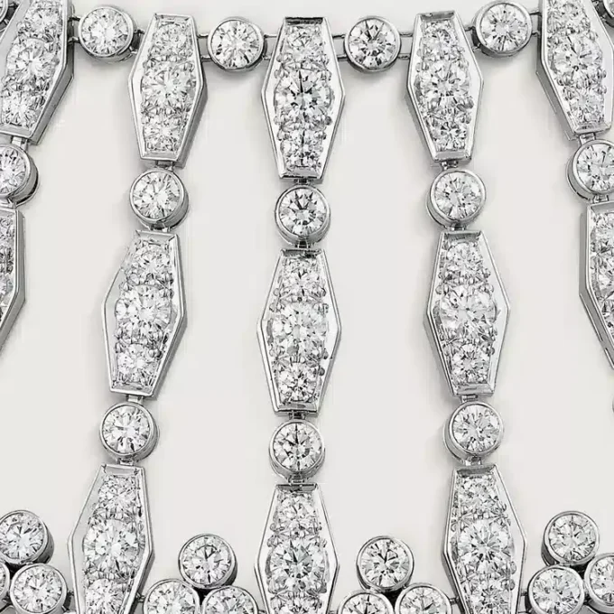 Naszyjnik Pluie De Cartier, diamenty