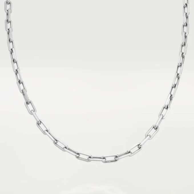 Naszyjnik Santos De Cartier – białe złoto – Cartier