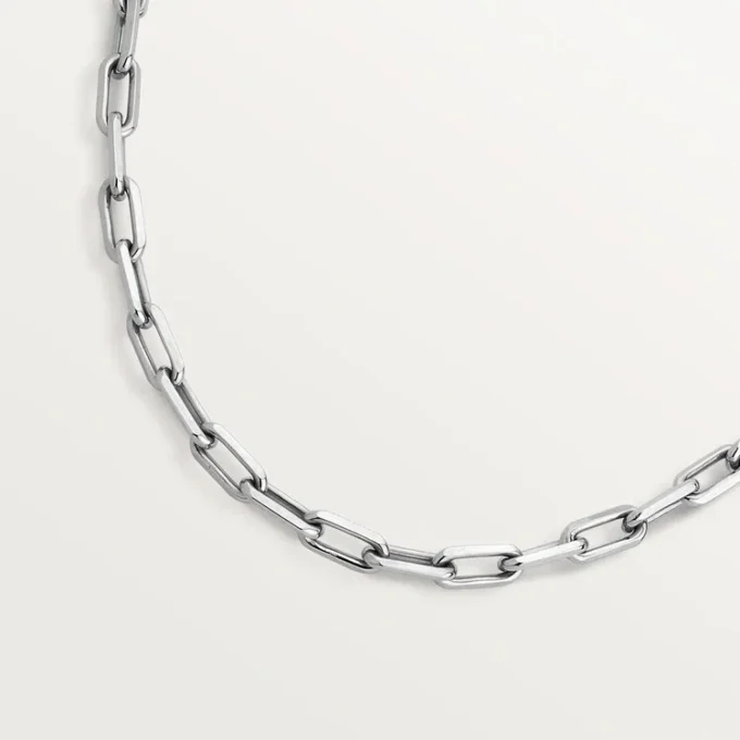 Naszyjnik Santos De Cartier – białe złoto – Cartier