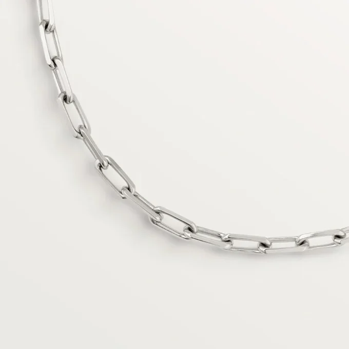 Naszyjnik Santos De Cartier – białe złoto – Cartier