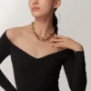 Naszyjnik Trinity, model w kształcie poduszki, rozmiar XL
