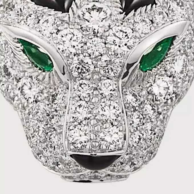 Wisiorek Panthere De Cartier, wysadzany