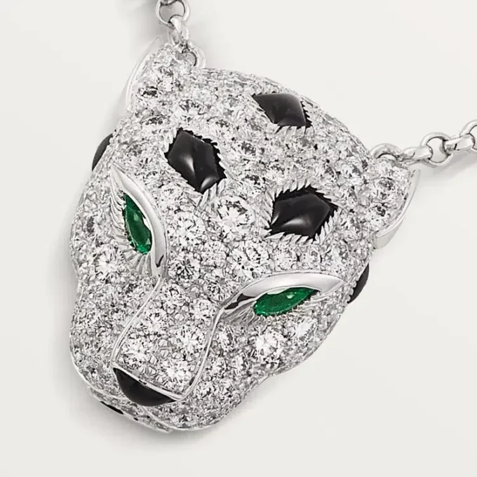 Wisiorek Panthere De Cartier, wysadzany