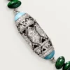 Naszyjnik z kolekcji High Jewelry – białe złoto, chalcedon, skarn, turkus, czarny lakier, diamenty – Cartier