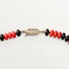 Naszyjnik z kolekcji High Jewelry – różowe złoto, koral, onyks, czarny lakier, diamenty – Cartier