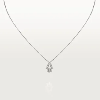 Naszyjnik z symbolem – białe złoto, diament – Cartier