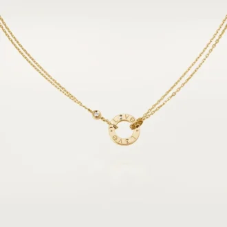 Naszyjnik z zawieszką Love Diamond, żółte złoto | Cartier Us