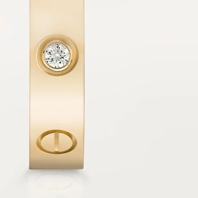 Obrączka Love, 1 diament – żółte złoto, diament – Cartier Obrączka Love, 1 diament – żółte złoto, diament – Cartier