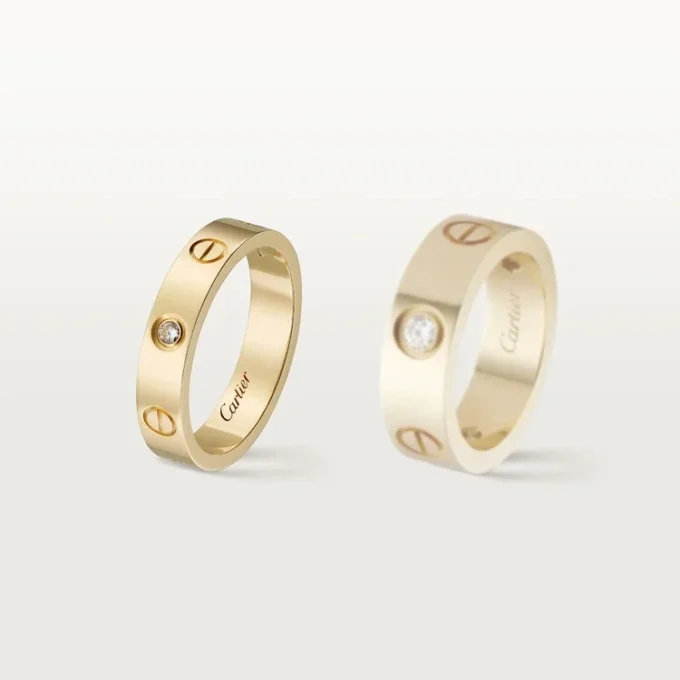 Obrączka Love, 1 diament – żółte złoto, diament – Cartier Obrączka Love, 1 diament – żółte złoto, diament – Cartier