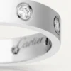 Obrączka Love, 8 diamentów – białe złoto, diamenty – Cartier Obrączka Love, 8 diamentów – białe złoto, diamenty – Cartier