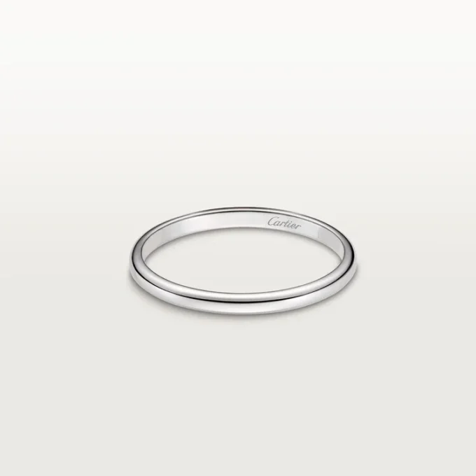 Obrączka ślubna 1895 – platyna – Cartier Obrączka ślubna 1895 – platyna – Cartier