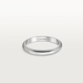 Obrączka ślubna 1895 – platyna – Cartier