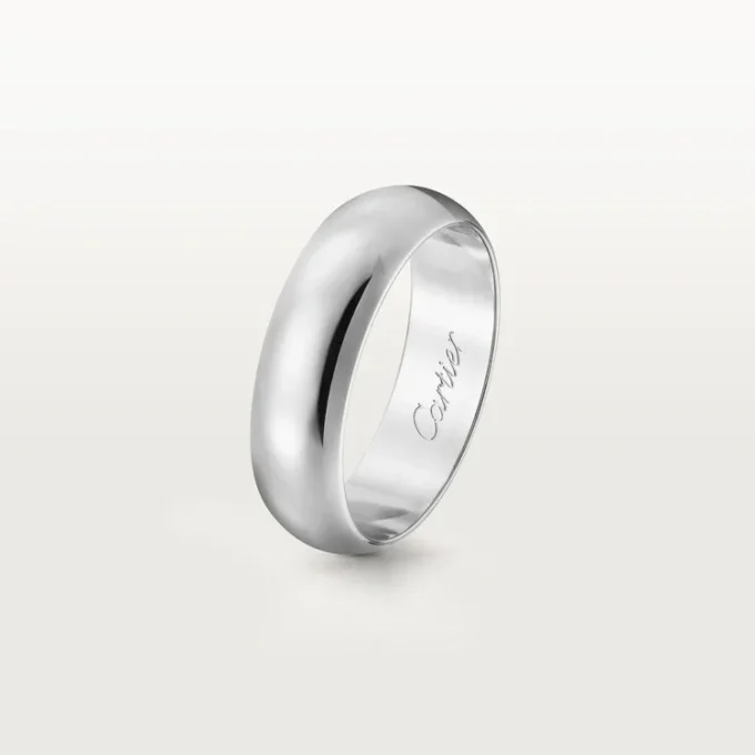 Obrączka ślubna 1895 – platyna – Cartier Obrączka ślubna 1895 – platyna – Cartier