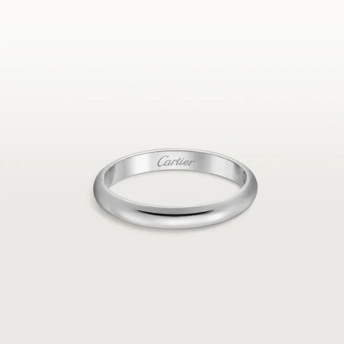 Obrączka ślubna 1895 – platyna – Cartier Obrączka ślubna 1895 – platyna – Cartier