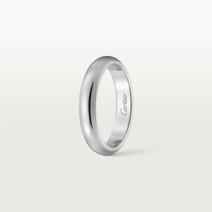 Obrączka ślubna 1895 – platyna – Cartier Obrączka ślubna 1895 – platyna – Cartier
