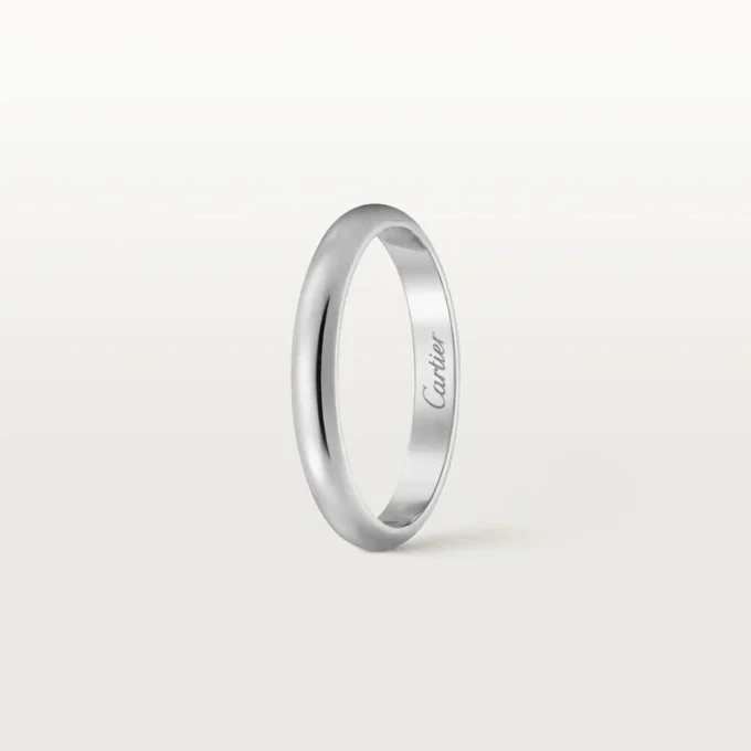Obrączka ślubna 1895 – platyna – Cartier Obrączka ślubna 1895 – platyna – Cartier