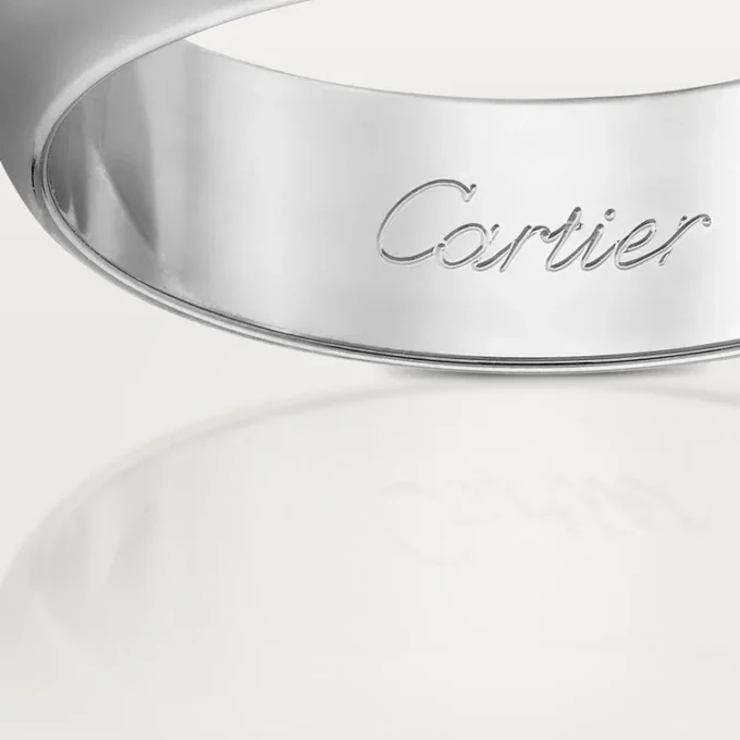 Obrączka ślubna 1895 – platyna – Cartier Obrączka ślubna 1895 – platyna – Cartier