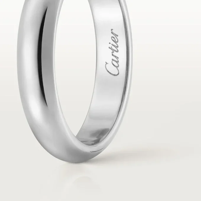 Obrączka ślubna 1895 – platyna – Cartier Obrączka ślubna 1895 – platyna – Cartier