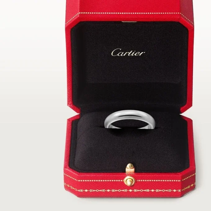 Obrączka ślubna 1895 – platyna – Cartier Obrączka ślubna 1895 – platyna – Cartier