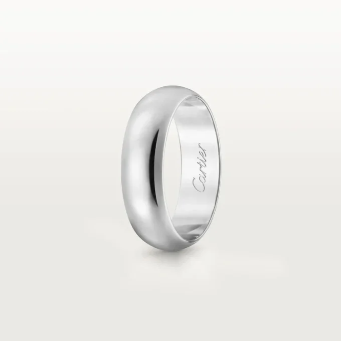 Obrączka ślubna 1895 – platyna – Cartier Obrączka ślubna 1895 – platyna – Cartier