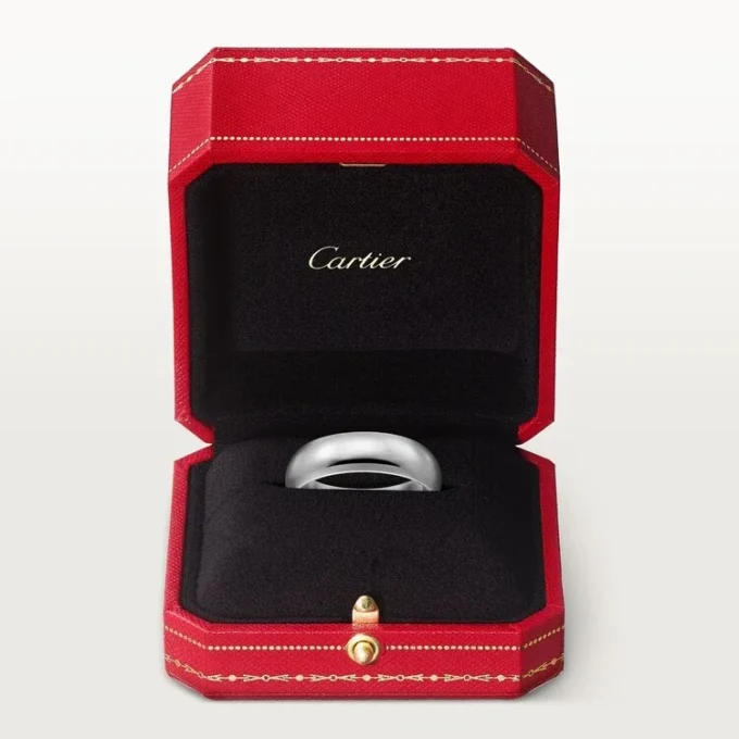 Obrączka ślubna 1895 – platyna – Cartier Obrączka ślubna 1895 – platyna – Cartier