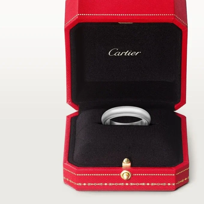 Obrączka ślubna 1895 – platyna – Cartier Obrączka ślubna 1895 – platyna – Cartier