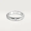 Obrączka ślubna 1895 – platyna, diament – Cartier Obrączka ślubna 1895 – platyna, diament – Cartier