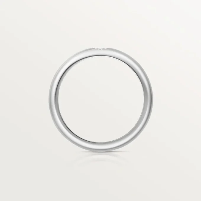 Obrączka ślubna 1895 – platyna, diament – Cartier Obrączka ślubna 1895 – platyna, diament – Cartier