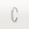 Obrączka ślubna 1895 – platyna, diamenty – Cartier Obrączka ślubna 1895 – platyna, diamenty – Cartier