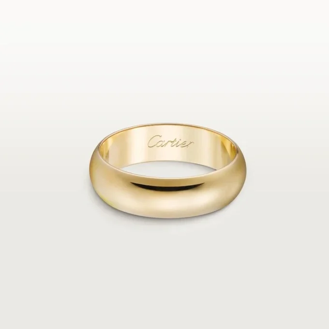 Obrączka ślubna 1895 – żółte złoto – Cartier