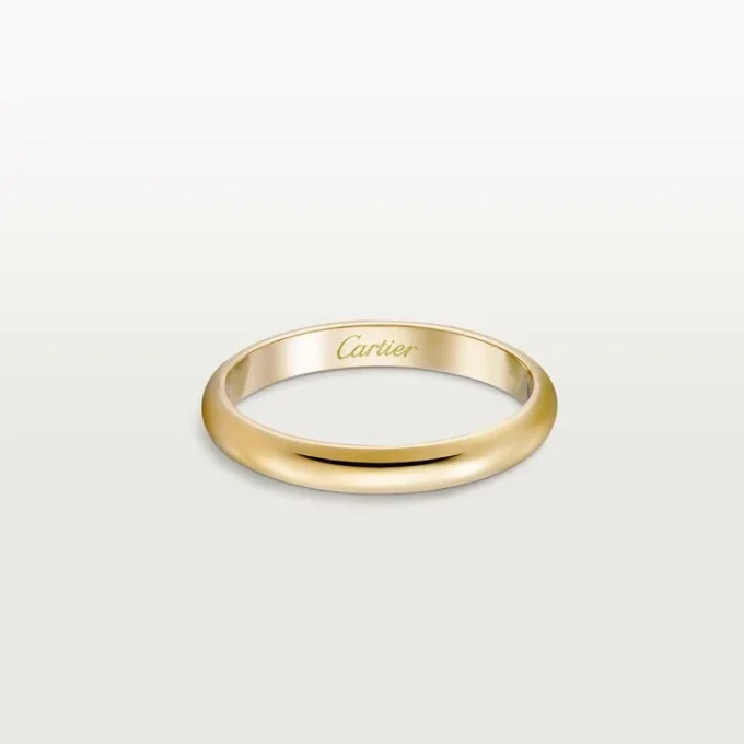 Obrączka ślubna 1895 – żółte złoto – Cartier Obrączka ślubna 1895 – żółte złoto – Cartier