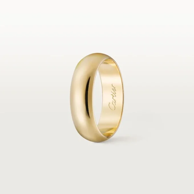 Obrączka ślubna 1895 – żółte złoto – Cartier