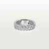 Obrączka ślubna Broderie De Cartier – białe złoto, diamenty – Cartier