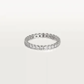Obrączka ślubna Broderie De Cartier – białe złoto, diamenty – Cartier