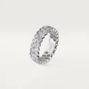Obrączka ślubna Broderie De Cartier – białe złoto, diamenty – Cartier