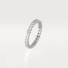 Obrączka ślubna Broderie De Cartier – białe złoto, diamenty – Cartier