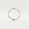 Obrączka ślubna Broderie De Cartier – białe złoto, diamenty – Cartier