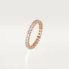 Obrączka ślubna Broderie De Cartier – różowe złoto, diamenty – Cartier