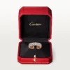 Obrączka ślubna Broderie De Cartier – różowe złoto, diamenty – Cartier