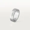 Obrączka ślubna C De Cartier – platyna – Cartier
